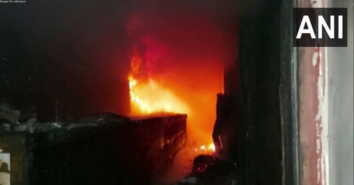 Fire breaks out in godown in UP's Hardoi